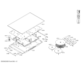 Схема №1 PXV875DV1E с изображением Стеклокерамика для электропечи Bosch 00717016