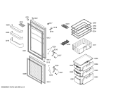 Схема №3 KGV33X35 с изображением Дверь для холодильника Bosch 00244491