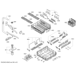 Схема №6 DF460163CN с изображением Передняя панель для посудомоечной машины Bosch 00742340