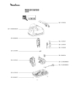 Схема №3 ME630139/350 с изображением Корпусная деталь для электрошинковки Moulinex SS-1530000028