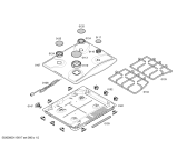 Схема №1 3EPX394B с изображением Газовый кран для духового шкафа Bosch 00426949