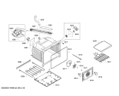 Схема №5 HES7282U с изображением Панель для электропечи Bosch 00449963