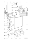 Схема №2 ADG 8977 IX с изображением Обшивка для посудомоечной машины Whirlpool 481245372422