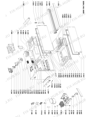Схема №1 KRDD90101 (F091244) с изображением Инструкция по эксплуатации для холодильной камеры Indesit C00351023