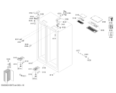 Схема №6 KAD63V00TI с изображением Дверь для холодильной камеры Bosch 00711101