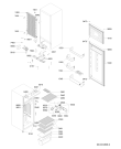 Схема №1 DPC 21 с изображением Часть корпуса для холодильной камеры Whirlpool 481244229322