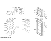 Схема №4 3FFP3667 с изображением Дверь морозильной камеры для холодильника Bosch 00683779