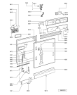 Схема №2 100 989 30 DWF A00 W с изображением Вложение для посудомоечной машины Whirlpool 481245310352