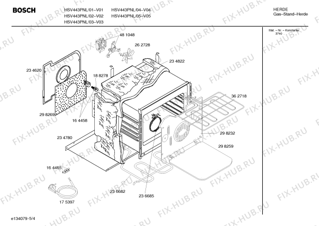 Схема №3 HG13051PP Siemens с изображением Столешница для духового шкафа Bosch 00218909