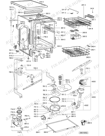 Схема №2 LPA 66 с изображением Обшивка для посудомоечной машины Whirlpool 481245373354