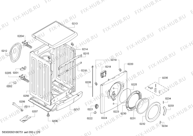 Схема №5 WAE24489EE Maxx 7 VarioPerfect с изображением Дисплей для стиралки Bosch 00753642