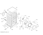 Схема №5 WAE201S4ZA Maxx VarioPerfect с изображением Передняя часть корпуса для стиралки Bosch 00686927