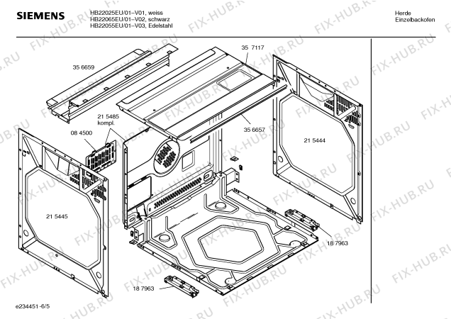 Схема №6 HE15024 с изображением Фронтальное стекло для электропечи Siemens 00218756