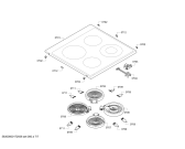 Схема №7 PHCB595550 с изображением Ручка конфорки для плиты (духовки) Bosch 00631126
