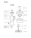 Схема №3 AL2048(1) с изображением Взбивалка для электрокомбайна Moulinex MS-0695446