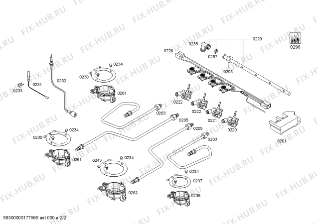 Схема №1 T61S31S1 ENC.T61S31S1 4G NE T60R/2010 с изображением Варочная панель для плиты (духовки) Bosch 00685459