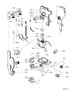 Схема №4 GMX 5010 SD с изображением Шланг заливной и сливной для посудомойки Whirlpool 480140100043