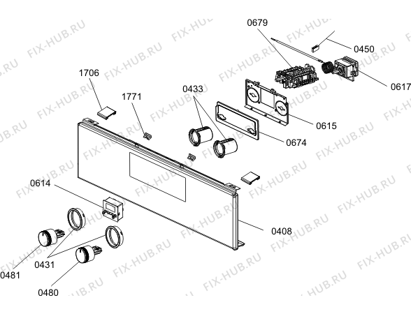 Взрыв-схема плиты (духовки) Gorenje EIT85351XPD (729098, FI514D-DTH42) - Схема узла 05