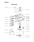 Схема №1 DJ900830/350 с изображением Элемент корпуса для кухонного комбайна Moulinex SS-194148