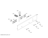 Схема №5 B12M32N0EU с изображением Панель управления для плиты (духовки) Bosch 00671498