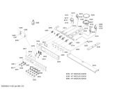 Схема №5 HSB745055 Bosch с изображением Форсунки для жидкого газа для плиты (духовки) Bosch 00601413