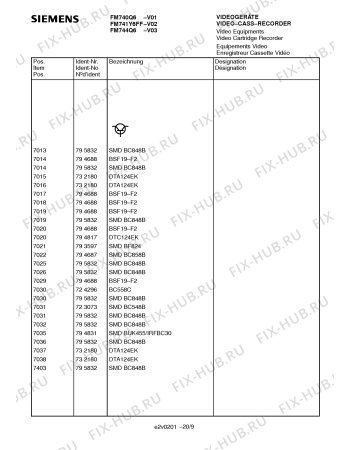 Схема №16 FM741Y6FF с изображением Модуль управления для телевизора Siemens 00783704