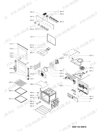 Схема №1 AKP 455/IX с изображением Панель для духового шкафа Whirlpool 481010396453