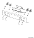 Схема №1 EP7304031M с изображением Модуль (плата управления) для плиты (духовки) Aeg 9825618152327