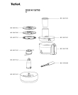Схема №3 DO514110/700 с изображением Корпусная деталь для кухонного измельчителя Tefal MS-0A07710