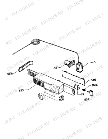 Взрыв-схема холодильника Zanussi ZU6150 - Схема узла Electrical equipment