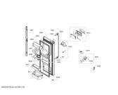 Схема №7 B26FT80SNS с изображением Дверь для холодильника Bosch 00715401