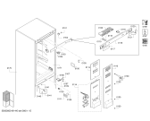 Схема №4 KGN39XW24E Bosch с изображением Дверь для холодильной камеры Bosch 00714245