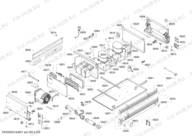 Схема №7 B36IT71SN с изображением Панель для холодильника Bosch 00687017