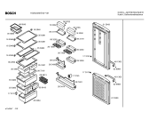 Схема №3 KGS37320FF с изображением Панель для холодильника Bosch 00363293