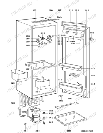 Схема №1 277 406 с изображением Дверь для холодильника Whirlpool 481241879929