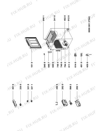 Схема №1 OS B 100 2 (RU) с изображением Дверка для холодильника Whirlpool 481241610143