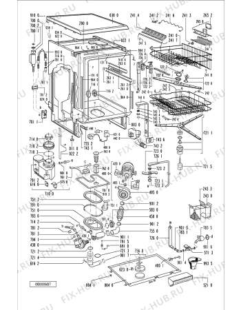 Схема №2 ADP 9728 BLM с изображением Другое Whirlpool 481240118405