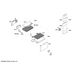 Схема №4 KGN39A97 с изображением Дверь для холодильной камеры Bosch 00249230
