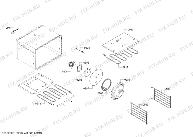 Схема №9 PRD486NLHC с изображением Панель управления для плиты (духовки) Bosch 00713793