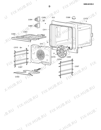 Схема №8 BLH 7502 R с изображением Панель для плиты (духовки) Whirlpool 480121102568