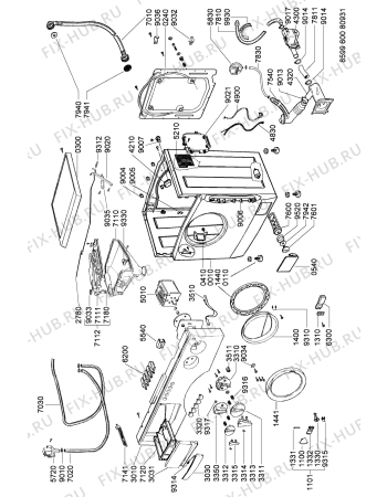 Схема №2 LF 1000 AATX с изображением Амортизатор для стиральной машины Whirlpool 481246368015