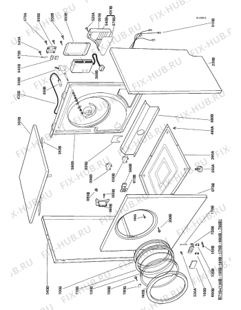 Взрыв-схема посудомоечной машины Frigidaire DK5031 - Схема узла Section 1