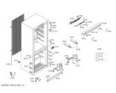 Схема №4 3KF4960N с изображением Ремкомплект для холодильной камеры Siemens 00243010