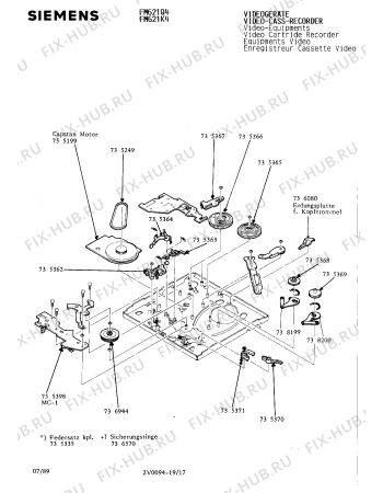 Схема №15 FM621K4 с изображением Инструкция по эксплуатации для видеоаппаратуры Siemens 00530561