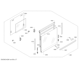 Схема №5 B44S32N5GB с изображением Панель управления для электропечи Bosch 11013743