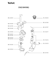 Схема №1 CM3218KR/9Q с изображением Держатель фильтра для кофеварки (кофемашины) Tefal SS-201677