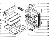 Схема №2 RSP1636 (F008706) с изображением Рамка для холодильной камеры Indesit C00129914