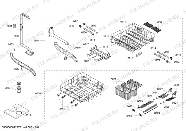Схема №2 SHU66E07UC Electronic с изображением Зажим шланга для посудомоечной машины Bosch 00417502