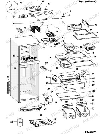 Взрыв-схема холодильника Hotpoint-Ariston MTM1911FHA (F048437) - Схема узла