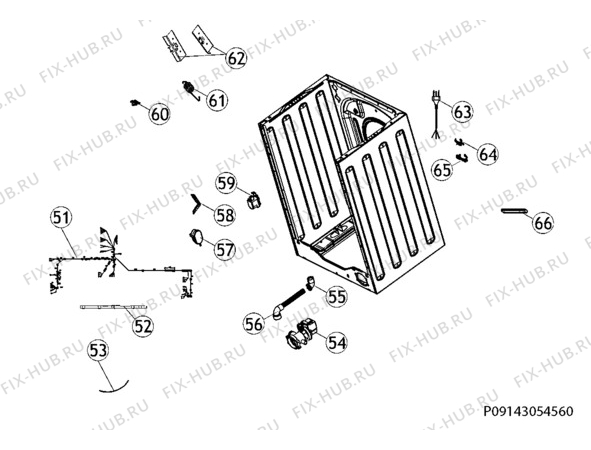 Взрыв-схема стиральной машины Zanussi ZWO1106W - Схема узла Section 5